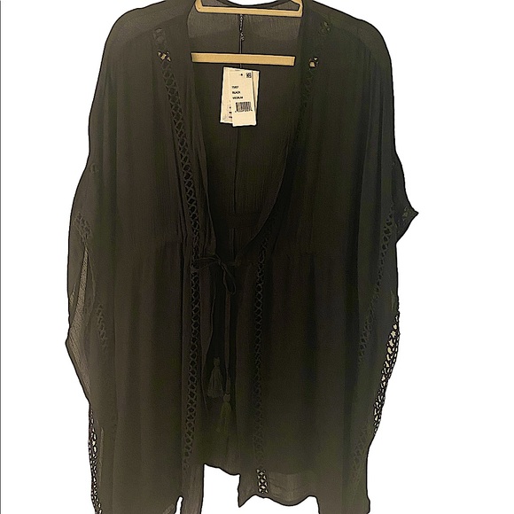 Raviya Other - Raviya Women’s Open-Front Drawstring-Waist Cover-Up